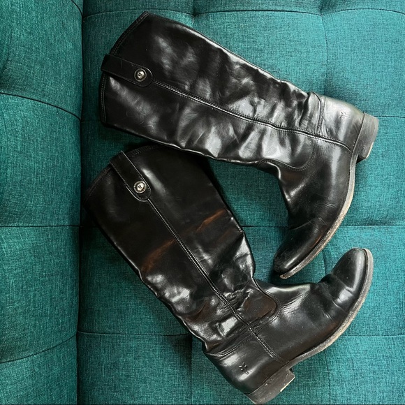 Frye tall leather boots 8b - Picture 2 of 9